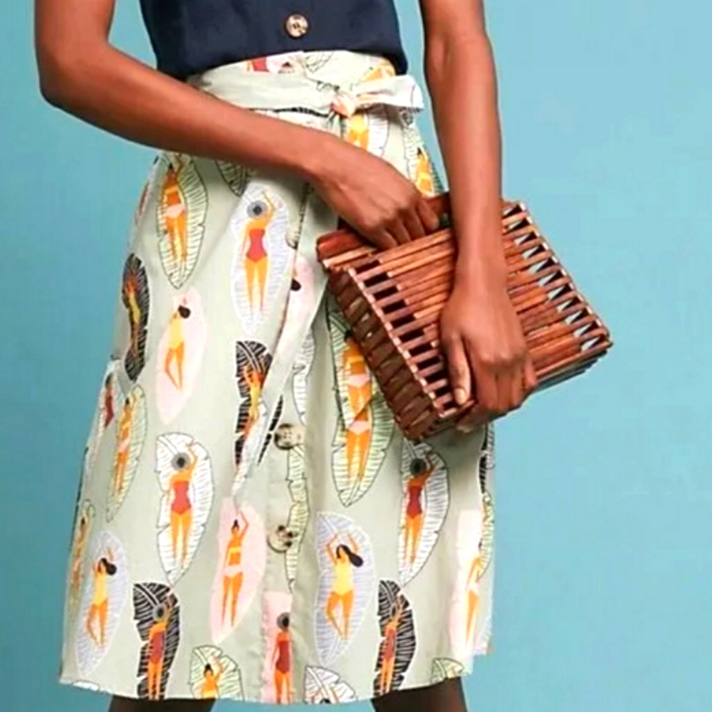 Anthropologie Eva Franco Sunbather Skirt